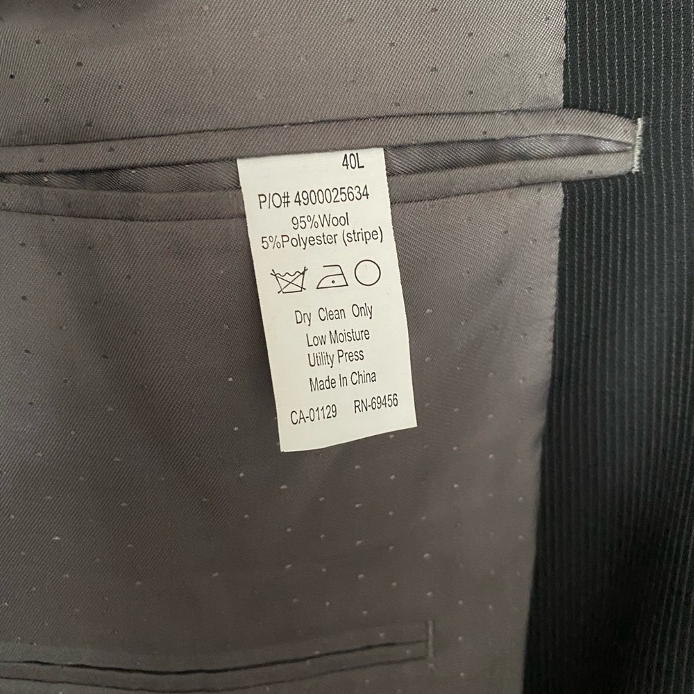 Calvin Klein Black Suit Blazer - Picture 5 of 5